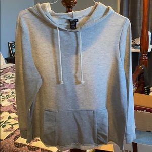 Fringed cut off sweater